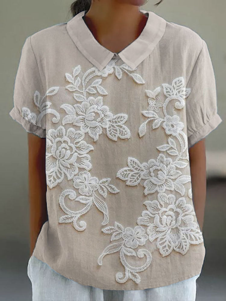 Clarette™ - Vintage Printed Shirt