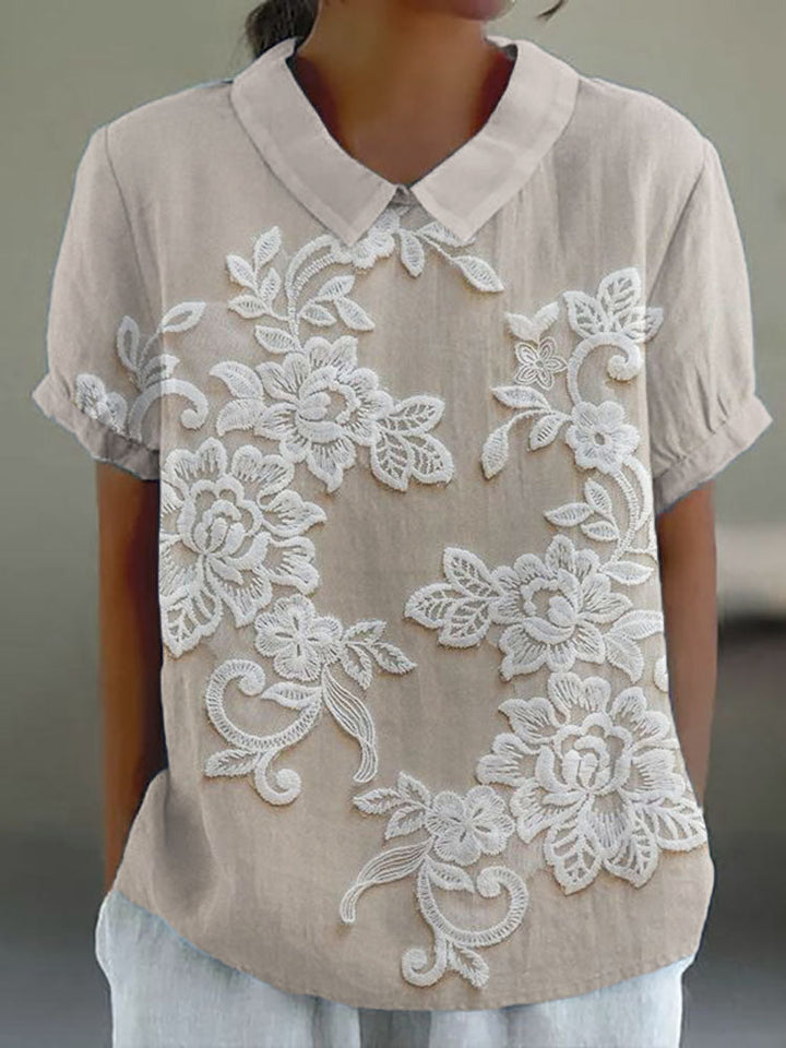 Clarette™ - Vintage Printed Shirt