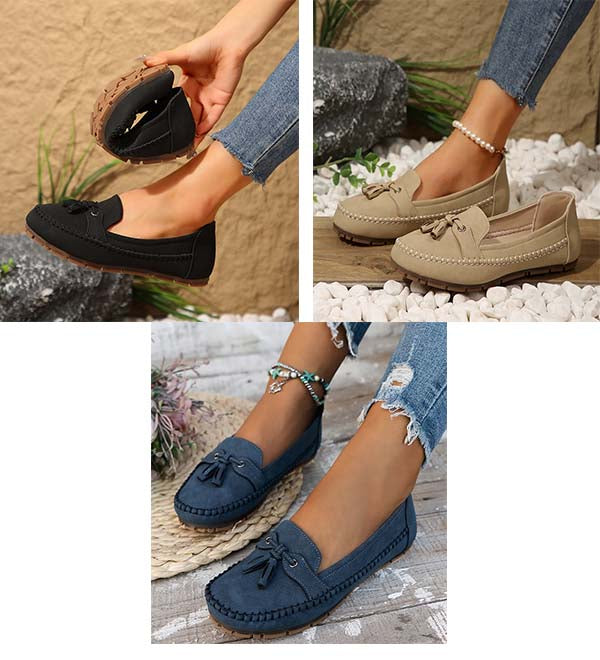 Comfortable Soft Vintage-Style Loafers