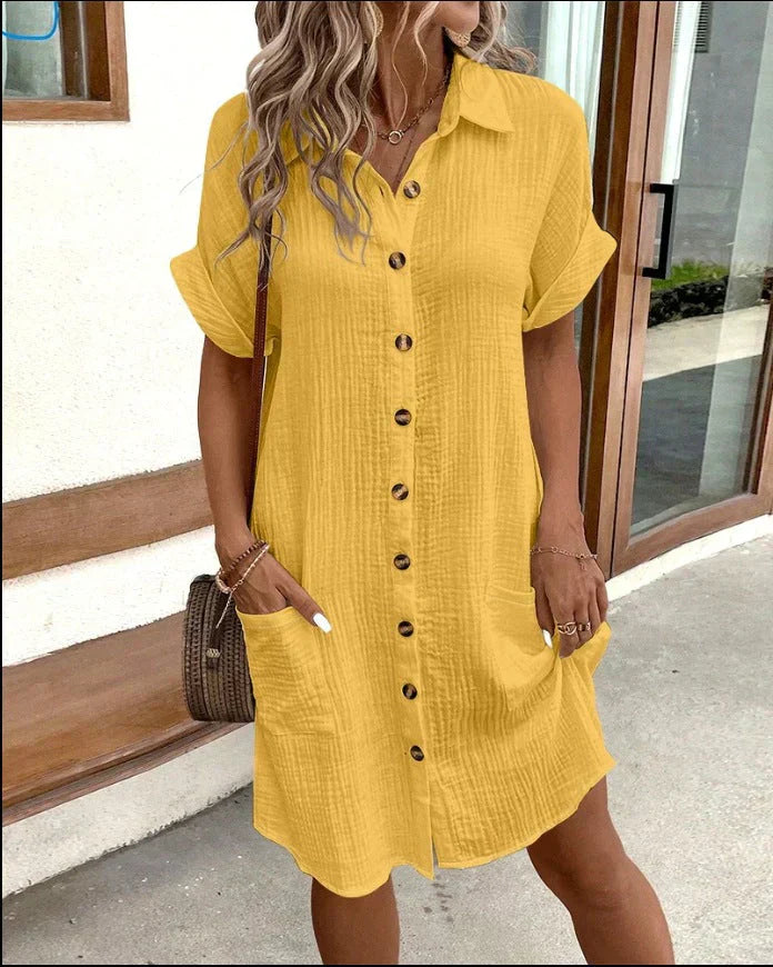 Emily™ - Stylish Polo Dress
