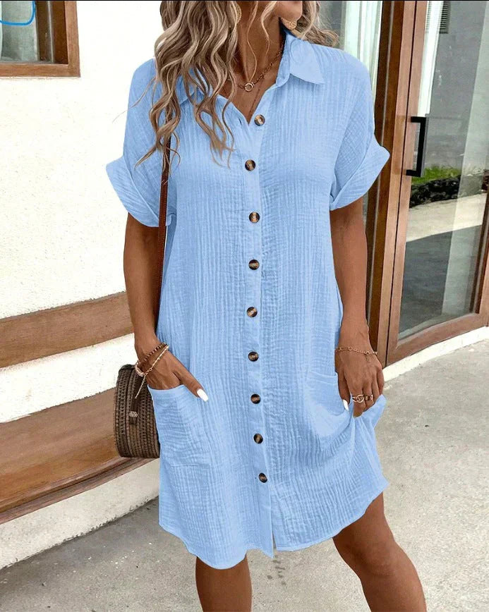 Emily™ - Stylish Polo Dress