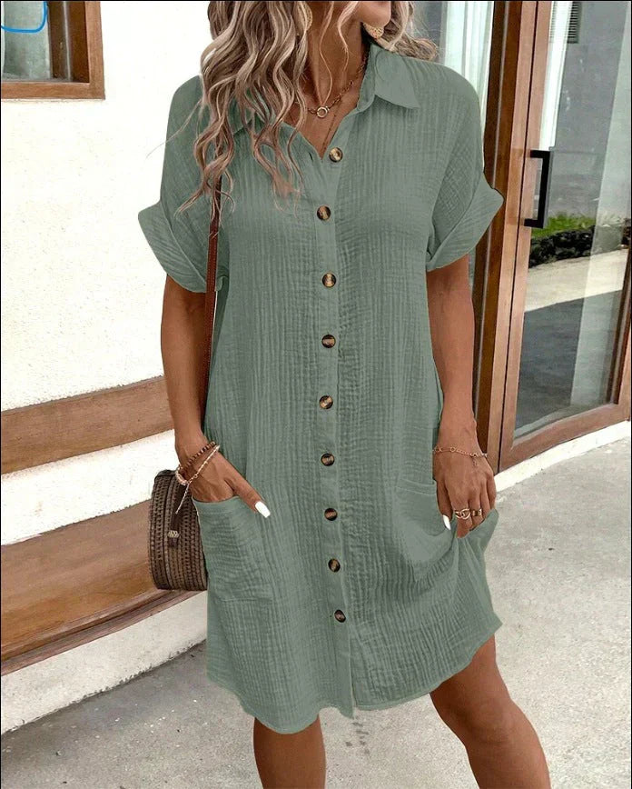 Emily™ - Stylish Polo Dress
