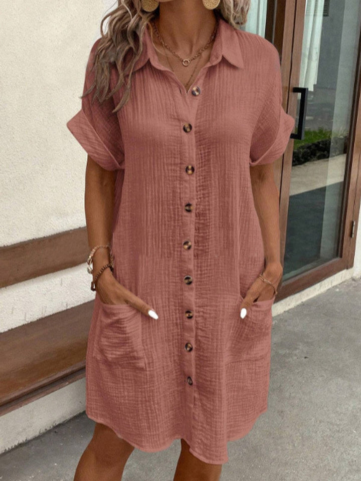 Emily™ - Stylish Polo Dress