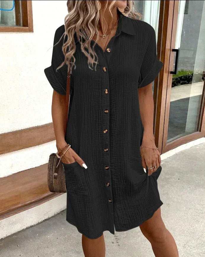 Emily™ - Stylish Polo Dress