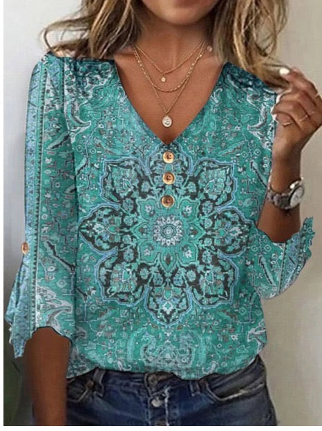 Karina™ - Vintage Boho Blouse