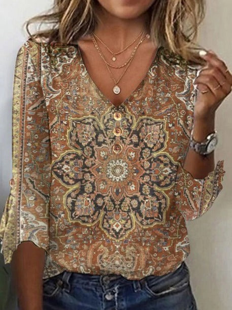Karina™ - Vintage Boho Blouse